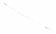 Battery Operated Indoor Silver Wire LED Light String, Red, 6-Feet