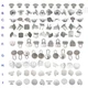Dental Orthodontic Metal Ceramic Cleat Lingual Button Hinges Traction Hook Turbo