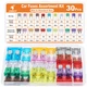 JOREST 30Pcs Mini & Standard Car Fuse Kit - Assortment for Vehicles