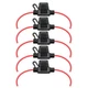 VANTRONIK Waterproof MINI Inline Fuse Holder with 18 Gauge AWG Wire 12 Inches...