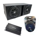 Universal Car Stereo Rhino Ported Dual 15" Kicker Comp C15 Sub Box CX1200.1