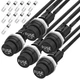 Joinfworld Panel Mount Fuse Holder 5x20mm 12V DC 250V AC Screw Cap Fuse... 
