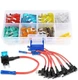 Nilight - 50034R 10 Pack 12V Car Add-A-Circuit Fuse Tap Adapter Mini Atm Apm