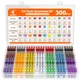 300Pcs Car Fuse Assortment Kit, 160 Mini Blade Fuses Automotive + 90 Standard Au