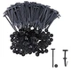 120Pcs Nylon Universal Cable Tie Buckle for Car, Heavy-Duty Self-Locking Nylo...