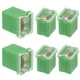 ALLECIN 40A Square Auto Fuses 40 AMP Low Profile Box Shaped Automotive Green 