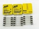 New Lot of 15 Bussmann AGC-3/4-R Glass Fuse 0.75A 250V