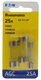 BUSSMANN 5PK BP/AGC25 FUSES- BP/AGC-25-RP