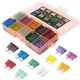 Glowgeek 100Pcs Assorted Auto Car Truck Standard Blade Fuse Assortment