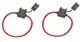 10 Gauge ATC ATO In-Line Fuse Holder Wire Copper 12V Blade Waterproof 2 Pack