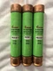Eaton/Bussmann Series FRS-R-40 FUSETRON DUAL ELEMENT FUSE Lot (Qty. 3)