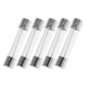 5x BUSSMANN USA brand 5A 250V FAST Quick Blow GLASS Fuse 6X30mm AGC 5A