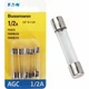 (5-5pk) Bussmann 1/2-Amp 250-Volt AGC Glass Tube Automotive Fuse. BP/AGC-1/2-RP