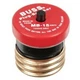 Bussmann BP/MB-15 Plug Fuse, 15 A, 125 V, 10 kA Interrupt, Plastic Body, Plug Fu