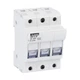 FB01G3P, LOVATO, Fuse Holder 3Pole Cc Class Non Indicating