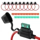 DaierTek 12 AWG Inline Fuse Holder 12V, ATO/ATC in Line Fuse Holder 12 Volt Wate