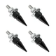 4 PCS Anti Theft License Plate Screws, Universal Car Spikes License Plate Bol...