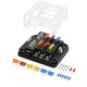 12V Fuse Block, Chatovalo 6 Circuit Fuse Box, with LED Warning Indicator, for...