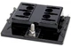 Allstar Fuse Block - Auxiliary - 6 Circuit - Universal - Each 76180