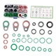 139PCS Automotive O Ring Assortment Kit,30 Size Car AC O Ring Kit with Rubber