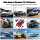 10-Amp LiFePO4 Battery Charger 12V 24V Automatic Smart Battery Charger Car Tr...