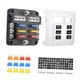 Fuse Block Blade Marine Fuse Panel Fuse Box ATC/ATO 6-Way Blade Fuse Box