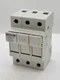 Ferraz Shawmut USBCC3 Fuse Holder w Fuses 30A 3P 600V Class CC CCMR-25A