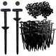 120PCS Nylon Universal Cable Tie Buckle, Heavy Duty Zip T Number of Items: 120