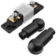 Spartan Power 150 Amp ANL Fuse & Holder Kit Black 150A BLACK