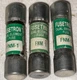 LOT OF 3 Bussmann Fusetron FNM-1 Dual-Element Fuse, 1A, 250V **Free Shipping**