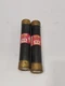 *Lot Of 2* Bussmann Fusetron FRS-40 Time Delay Fuses 40A 600V Class K5