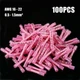 100Pcs 22-16AWG Red Heat Shrink Wire Butt Connectors Waterproof Splice Terminals