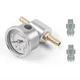 Inline Fuel Pressure Gauge Adaptor Kit With 9mm Hose & AN6 Connections Universal