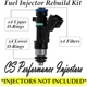 Fuel Injectors Rebuild Repair Kit fits 0280158130 for 2007-2013 Nissan 2.5L I4