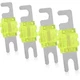 Belva BMANL100 4 Pack of 100 Amp Nickel-Plated MANL Fuse 100A 