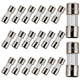 Bojack 20 Pcs 5A Fast Blow Glass Fuses 3.6X10mm 125V Plastic Case
