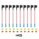 RECOIL FTR1-10 Car Fuse Tap Adapter ATO ATC Dual-slot Blade Rightward FuseHolder