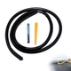 Weather Stripping, 1.64 M/6.46" Windshield Cowl Rubber Seal Strip, Black