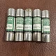 5x BUSS BUSSMANN FUSETRON FNM-6/10 DUAL ELEMENT FUSE 250V