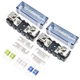 RECOIL MFHA-2 2 Packs Fuseholder 0/2/4 Gauge Modular Inline ANL & Mini-ANL Fu...