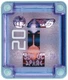 Cooper Bussmann FMX-20LP 20 Amp Low Profile Female Maxi Fuse, Blue, 32Vdc
