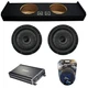 Ford F-150 Super Crew 09-15 Kicker 43CVT122 Dual 12" Sub Box CX1200.1 Amplifier