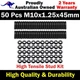 50 Pcs M10x1.25x45mm High Tensile Stud Kit for Manifold & Turbo