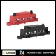 250A 4-Terminal Power Distribution Block Bus Bar M8 Screw 48V DC for Car Boat