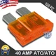 100 Pack 40 AMP ATC/ATO STANDARD Regular FUSE BLADE 40A CAR TRUCK BOAT MARINE RV