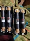 TWO 2 Bussman H60030-2CR Fuse Holder With 2 Fusetron FRS-R-1-1/4 & FRS-R-28/10