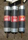 Lot of 3 Fusetron FRS-R-150 Dual Element Fuses 600V, 150A, Old Stock, Tested