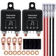 Hamolar 2 Pack 12V 200 Amp Continuous Duty Relay Switch Car Starter 200A 