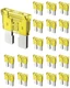 Riseuvo 20 Pcs 20A Standard Car Fuses - 20 AMP Automotive... 