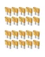Riseuvo 20pcs 5A Standard Car Fuses - 5 AMP Automotive Fuses(ATO/APR/ATS), 32...